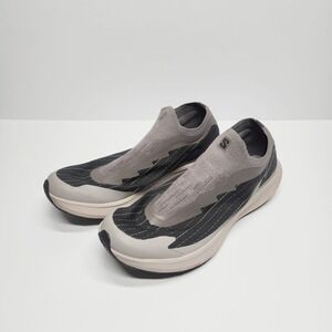 Salomon Advanced Trail Running Shoes Womens Size 6.5 Gray Slip On Contagrip